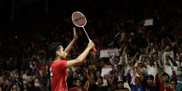 Kalahkan Wakil Denmark, Anthony Ginting Raih Gelar Juara Indonesia Masters 2020