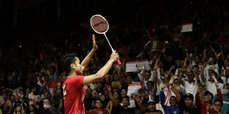 Kalahkan Wakil Denmark, Anthony Ginting Raih Gelar Juara Indonesia Masters 2020