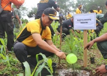 Antisipasi Bencana Alam, Polres Kediri Dirikan Posko Aman Nusa II