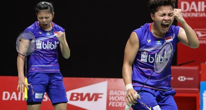 Menang Dramatis, Greysia/Apriyani Juara Indonesia Masters 2020
