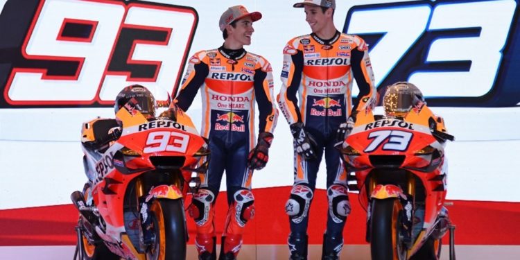 Repsol Honda Resmi Kenalkan duo Marquez Sebagai Pebalap di MotoGP 2020