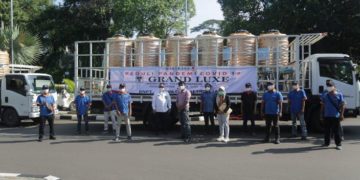 BNPT Bantu 26 Unit Tangki Air Untuk Putus Mata Rantai COVID-19
