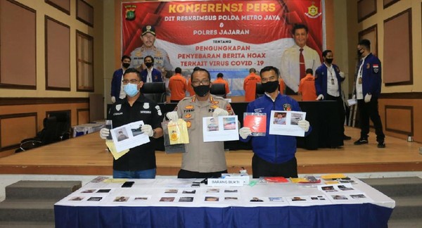 Polda Metro Minta Kemkominfo Blokir 218 Akun Medsos Terkait Hoaks & Ujaran Kebencian