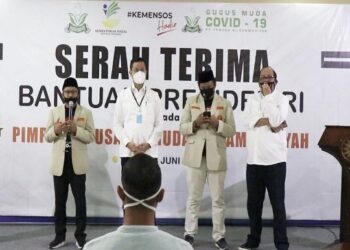 Kemensos Gandeng Pemuda Muhammadiyah Salurkan 1.000 Paket Bansos