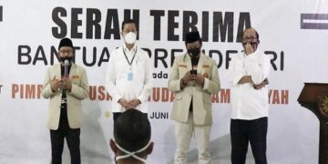 Kemensos Gandeng Pemuda Muhammadiyah Salurkan 1.000 Paket Bansos