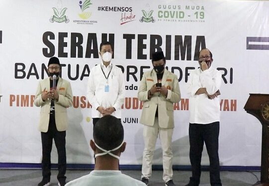 Kemensos Gandeng Pemuda Muhammadiyah Salurkan 1.000 Paket Bansos
