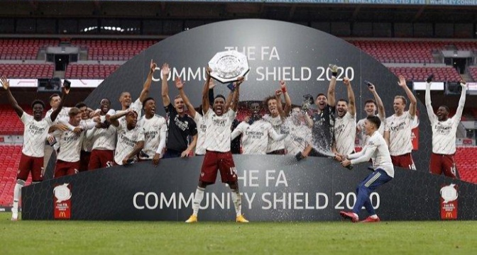 Kalahkan Liverpool, Arsenal Juara Community Shield 2020