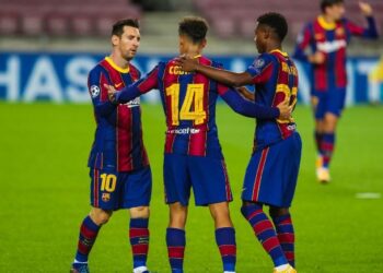 10 Pemain, Barcelona Libas Ferencvaros 5-1