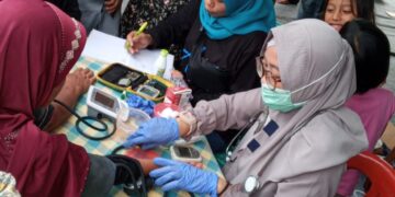 Arimbi Gesfer Gelar Bakti Sosial Cek Gula Darah Gratis