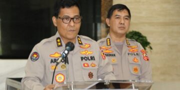 Polri Tangkap 5.918 Orang Pendemo Tolak UU Cipta Kerja