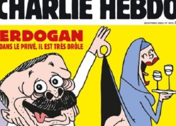 Bikin Heboh Lagi, Charlie Hebdo Terbitkan Kartun Cabul Presiden Erdogan