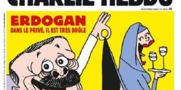 Bikin Heboh Lagi, Charlie Hebdo Terbitkan Kartun Cabul Presiden Erdogan