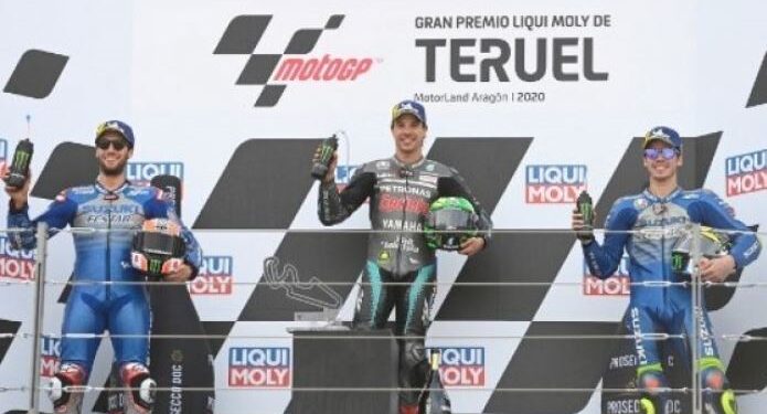 Morbidelli Juara MotoGP Teruel, Duo Suzuki Kuasai Podium