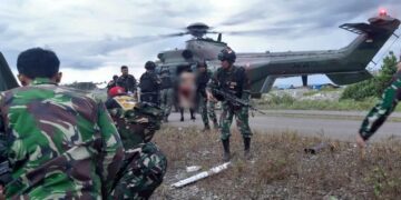 Kontak Tembak Lagi, 3 Teroris KKB Tertembak, 1 Tewas