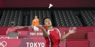 Kerja Keras, Menang 3 Game, Ginting ke Semifinal Olimpiade Tokyo