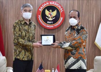 BNPT dan Kedubes AS Bahas Perpanjangan Kerjasama Penanggulangan Terorisme Kedua Negara