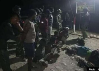 Satgas Pamtas TNI Tangkap 9 Anggota OPM di Kabupaten Keerom
