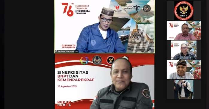 BNPT dan Kemenparekraf Kolaborasi Kembangkan Program Anti-Radikalisme di Sektor Pariwisata dan Ekonomi Kreatif