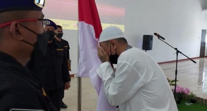 Eks Anggota MIT Poso Ikrar Setia ke NKRI di Nusakambangan