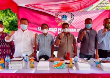 Steven Musa Gelar Sosialisasi Perda Keolahragaan di Pademangan Timur