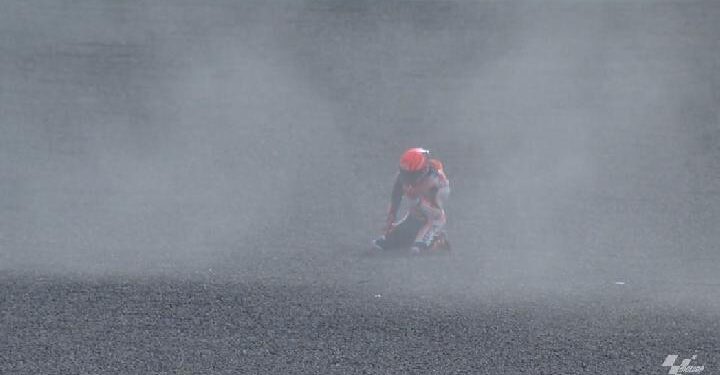 Jatuh di FP2 MotoGP Mandalika, Marc Marquez Baik-baik Saja
