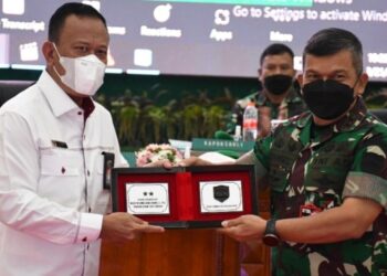 Deputi 1 BNPT Paparkan Strategi Pencegahan Terorisme di Makodam 1 Bukit Barisan