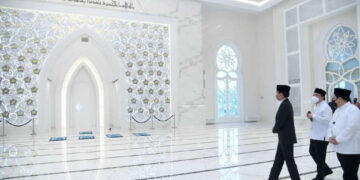Resmikan Masjid At-Thohir di Depok, Presiden Harap Jadi Pusat Dakwah Modern
