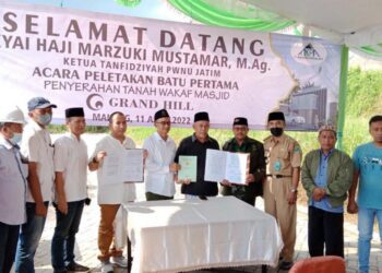 Cegah Paham Radikalisme, Apersi Wakafkan Masjid ke PWNU Jatim