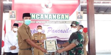 Kodim 0730 Canangkan 18 Desa di Gunung Kidul Sebagai Kampung Pancasila