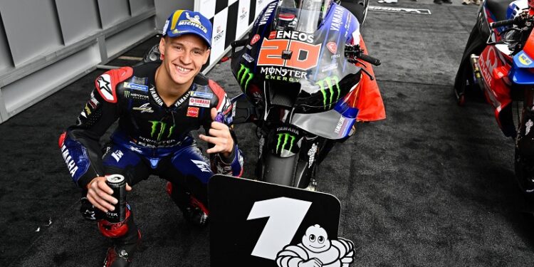 Hasil FP2 MotoGP Spanyol 2022: Quartararo Tercepat, Marquez Crash 2 Kali