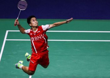 Ginting Susah Payah Melaju ke 16 Besar Indonesia Masters 2022