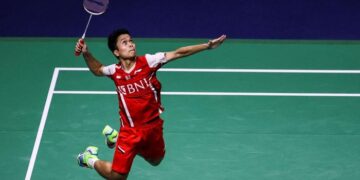 Ginting Susah Payah Melaju ke 16 Besar Indonesia Masters 2022