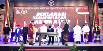 BNPT Gandeng 200 Unsur Masyarakat Bali Deklarasi Kesiapsiagaan Nasional Cegah Aksi Terorisme