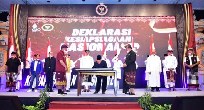 BNPT Gandeng 200 Unsur Masyarakat Bali Deklarasi Kesiapsiagaan Nasional Cegah Aksi Terorisme