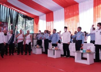 Bukti Deradikalisasi Berhasil, 40 Napiter di Lapas Gunung Sindur Sumpah Setia NKRI