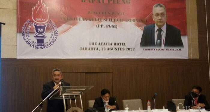 Medan Tuan Rumah Munas dan Kejurnas Gulat Indonesia Open Puan Maharani Cup
