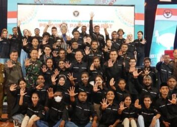 Pemuda Garda Depan Sebarkan Pesan Perdamaian, Cinta Tanah Air, Toleransi, Demi Indonesia Harmoni