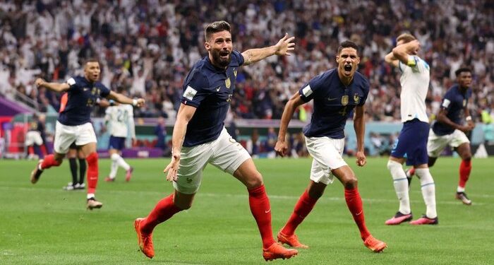 Singkirkan Inggris 2-1, Prancis Melaju ke Semifinal