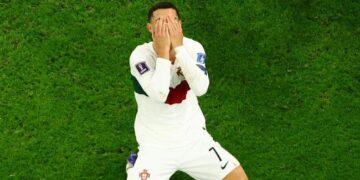 Tangis Pilu Ronaldo Usai Portugal Didepak Maroko