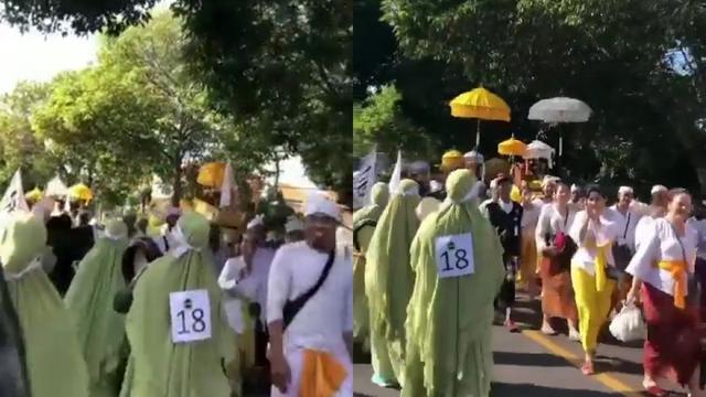 Momen Papasan Pawai Jelang Nyepi dan Ramadhan 2023, Bukti Indahnya Toleransi