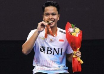 Pecah Telur, Ginting Juara Badminton Asia Championship 2023
