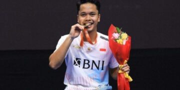 Pecah Telur, Ginting Juara Badminton Asia Championship 2023