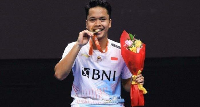 Pecah Telur, Ginting Juara Badminton Asia Championship 2023