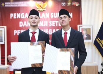 Rafael Struick dan Ivar Jenner Resmi Jadi WNI