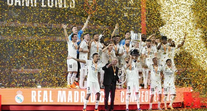 Kalahkan Osasuna 2-1, Real Madrid Juara Copa del Rey!