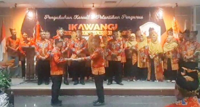 Pengurus Ikawangi Korwil Bogor Dikukuhkan Dalam Nuansa Osing, Ada Nama Ketua DPRD Kota Bogor