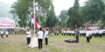 Eks Napiter se-Solo Raya Gelar Upacara Bendera di Tawangmangu Peringati Hari Pahlawan