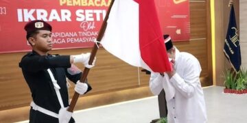 Napiter di Lapas Kediri Ikrar Setia NKRI, Bukti Deradikalisasi Berjalan Baik