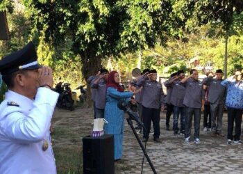 Eks Napiter di Bima Ikuti Upacara HUT ke-79 RI Wujud Cinta Tanah Air