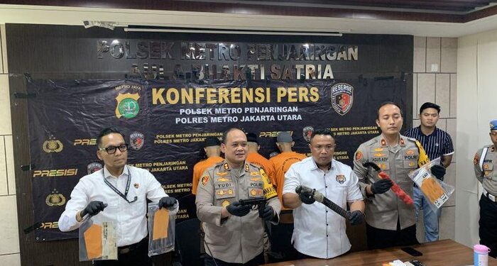 Empat Begal Ditangkap di PIK, Enam Orang Terluka Dalam Aksi Bacok